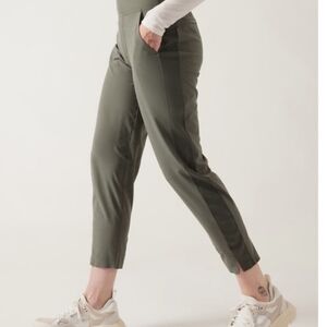Athleta Olive Green Brooklyn Ankle Pants